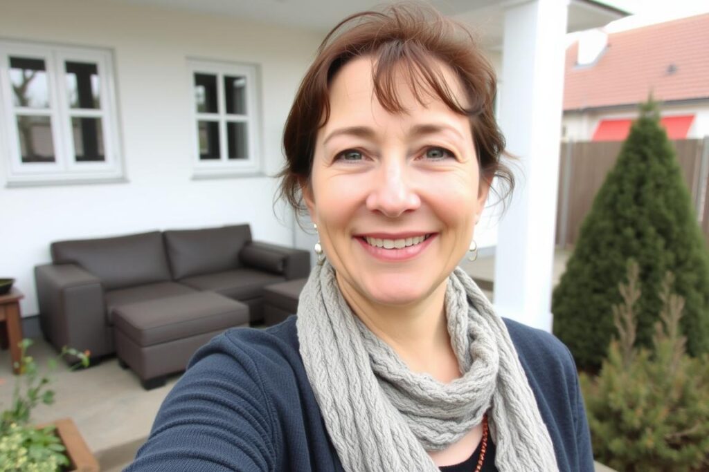 Zadowolona klientka z Konstancina-Jeziorny po wywozie mebli
