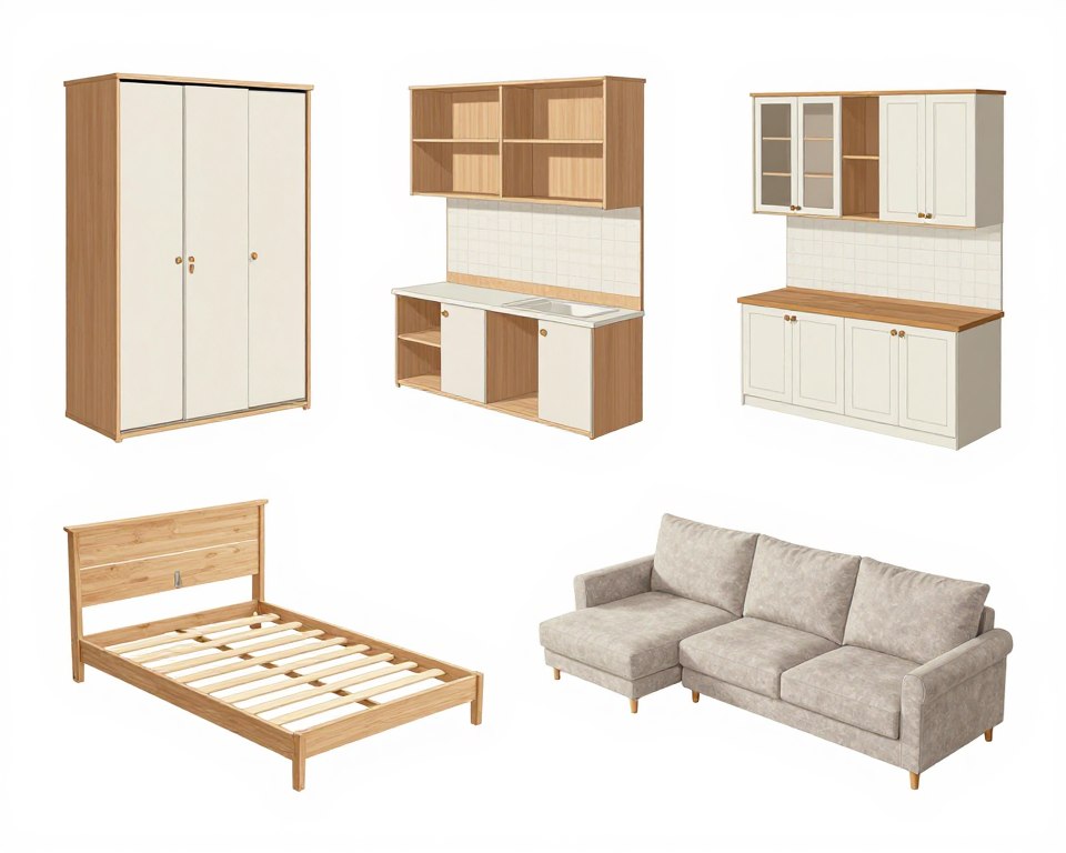 Typy mebli do rozbiórki