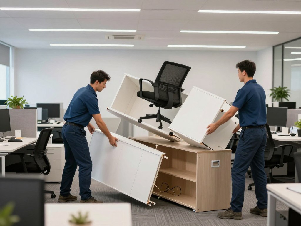 Wywóz mebli biurowych - szybka realizacja