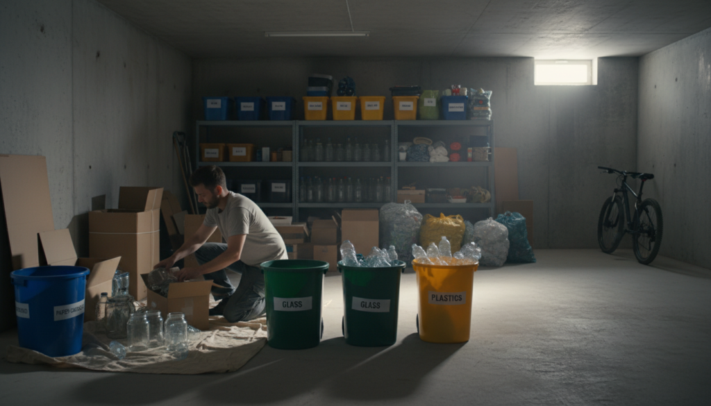 eliminacja zbędnych przedmiotów recykling